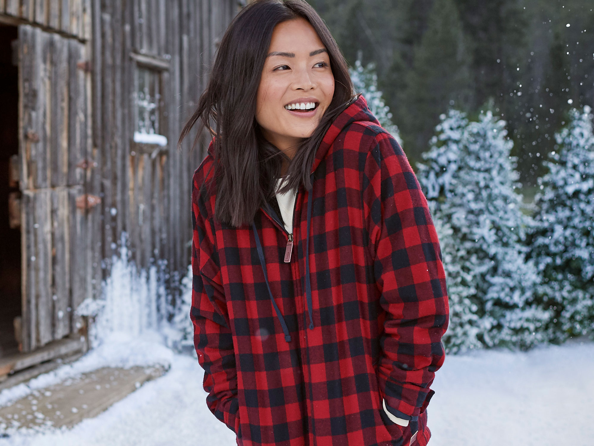 L.L. Bean Sherpa-Lined Hoodie Sherpa-Lined Hoodie