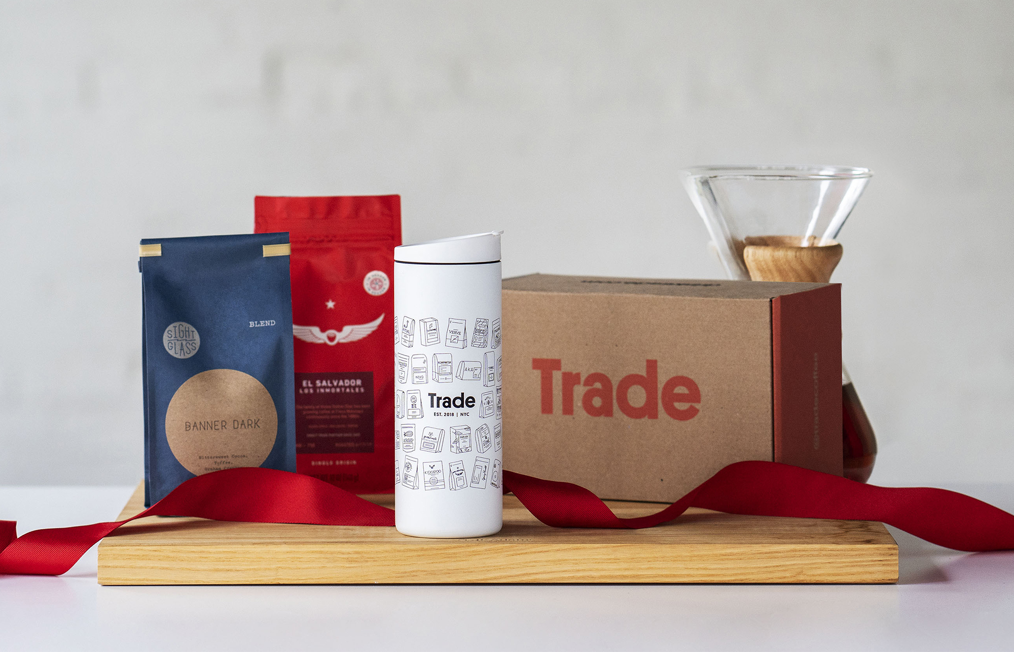 Trade Coffee Subscription Box Tumbler Holiday Gift