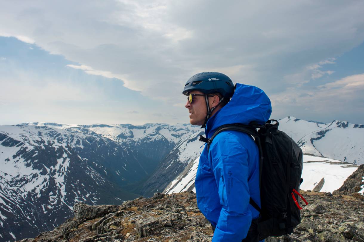First Look Sweet Protection Ascender Helmet to Climb Snow or Rock, Ski