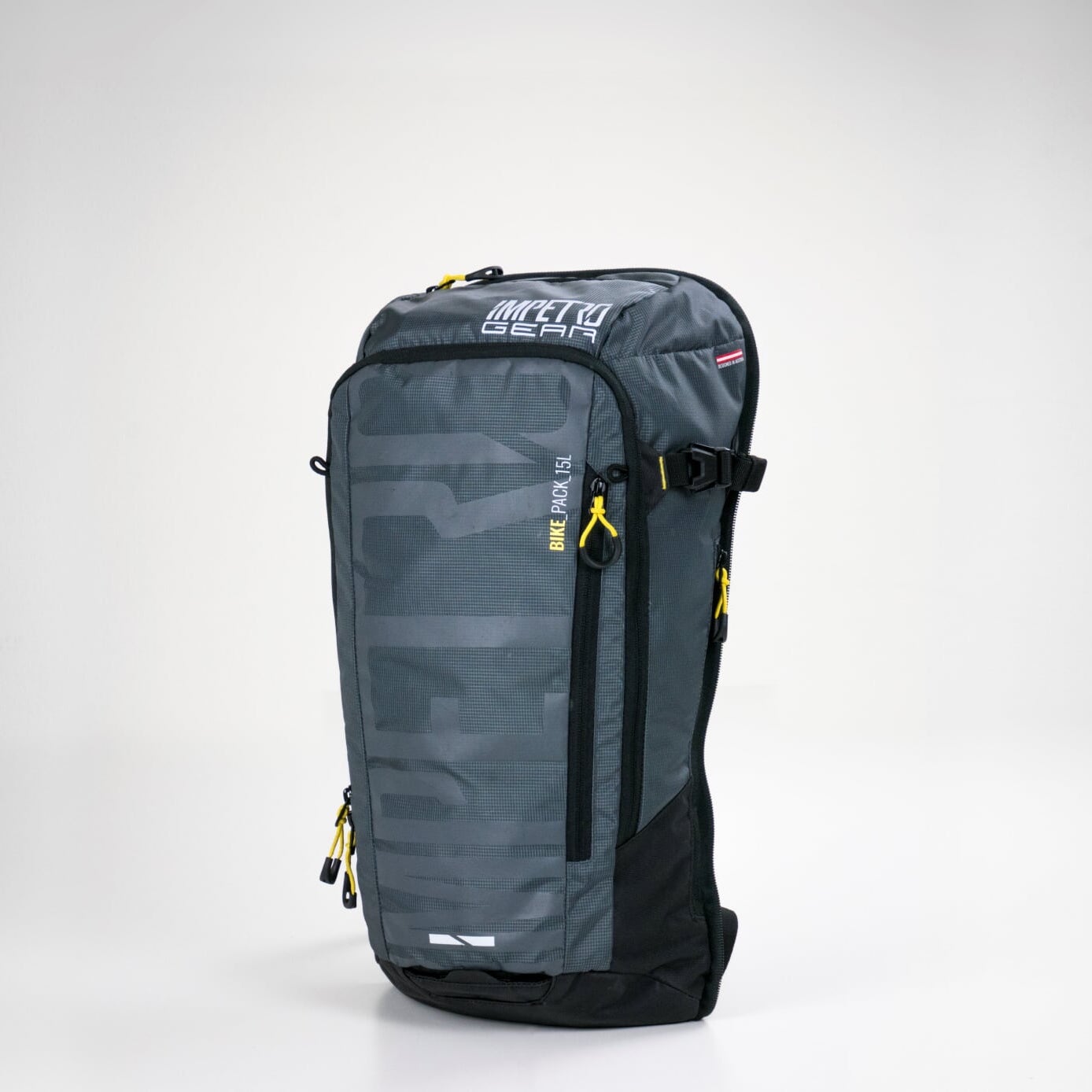 Impetro Gear Backpack 15L against gray background