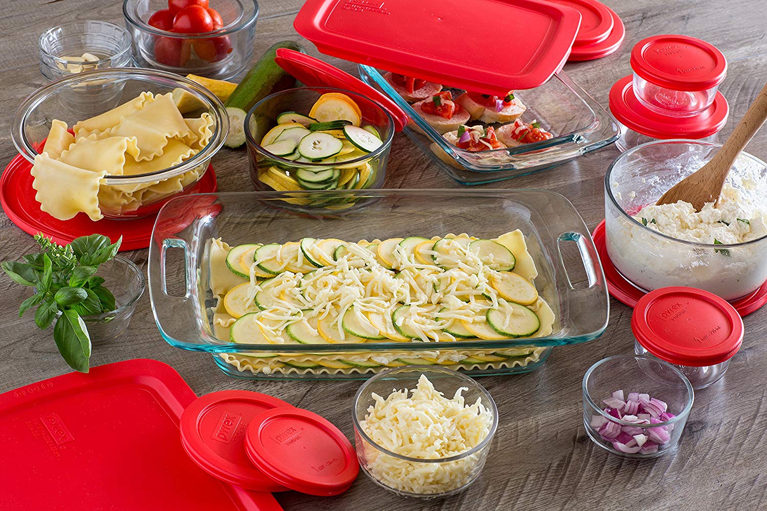 Pyrex Bakeware Set With Lids