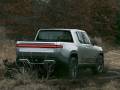 Rivian electric truck tank turn