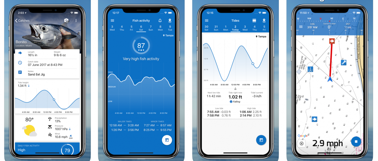 Fishing Points app