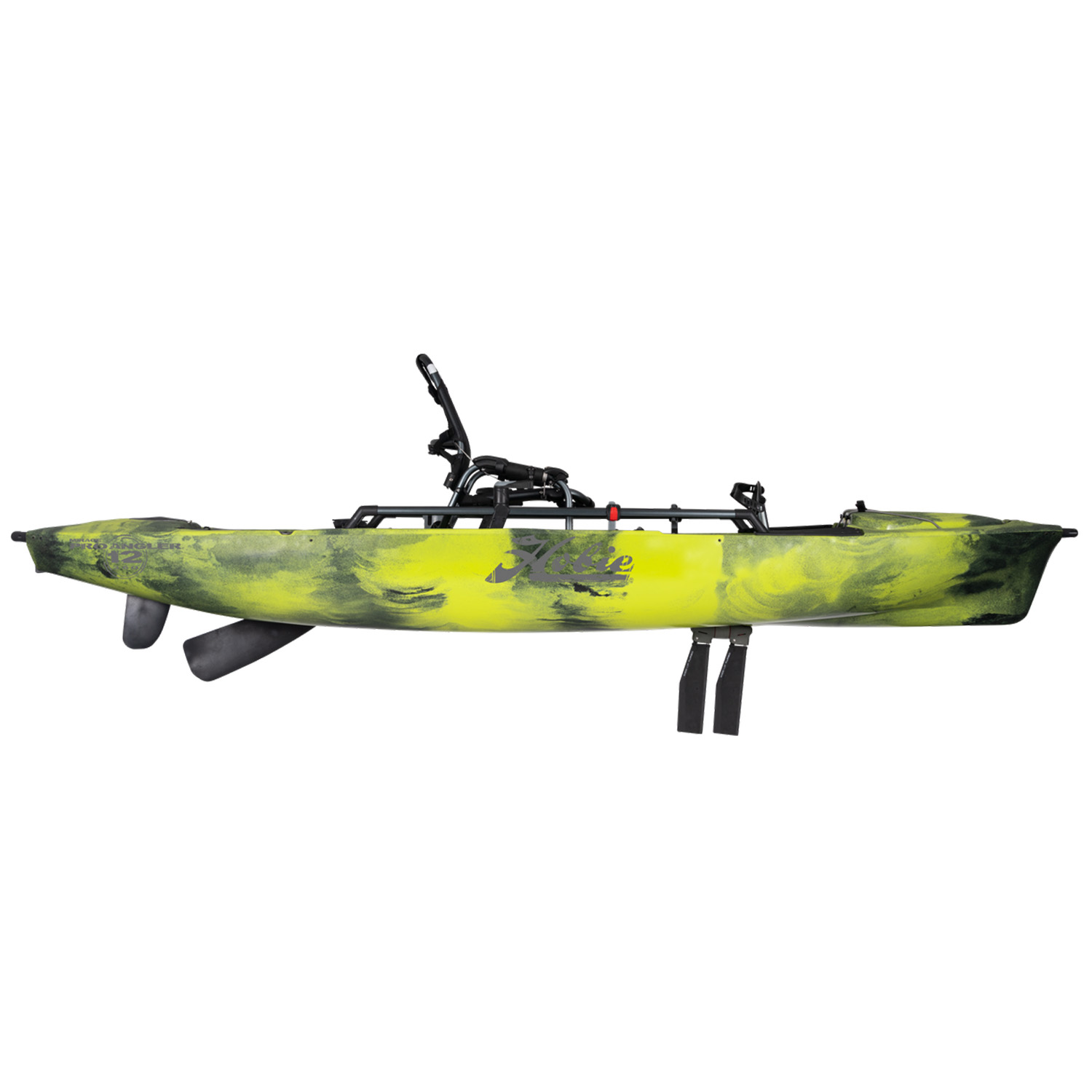 Hobie Mirage 360 kayak in green with seat and pedals