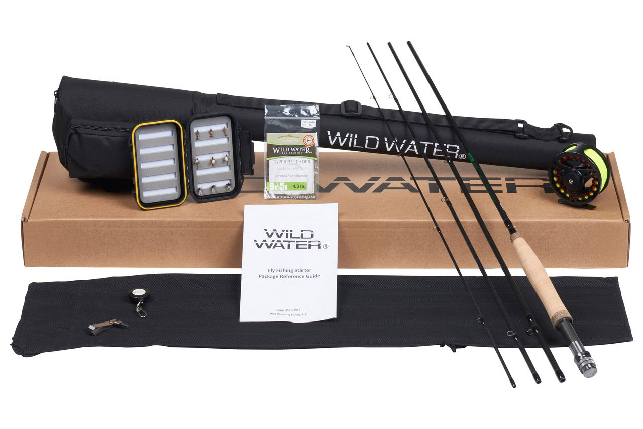 wildwaterWild Water Fly Fishing Rod and Reel Combo Complete 5/6 Starter Package Wild Water Fly Fishing Rod and Reel Combo Complete 5/6 Starter Package