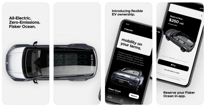 Fisker Flexee Mobile App and Reservation