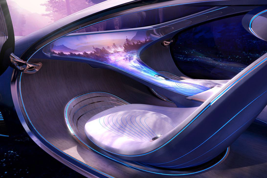 Mercedes-VISION-AVTR-interior Mercedes VISION AVTR concept car CES