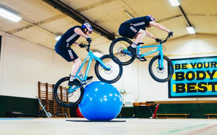 Danny MacAskill Invents Bicycle Gymnastics
