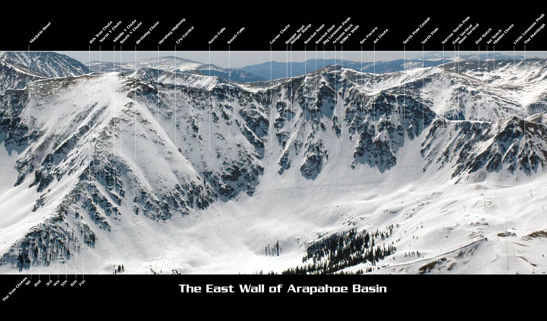Arapahoe Basin Entices Skiers With New Extreme Terrain Map | GearJunkie