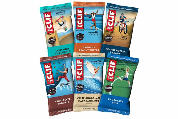 Clif Bar female athlete wrappers