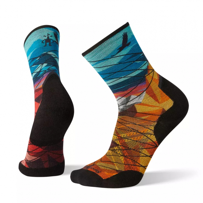 Smartwool pro endurance socks with geometric pattern