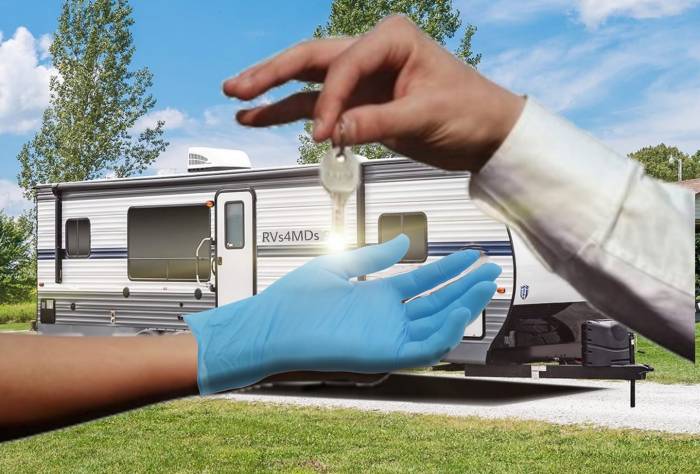 Idle RVs Provide Temporary Housing for First Responders
