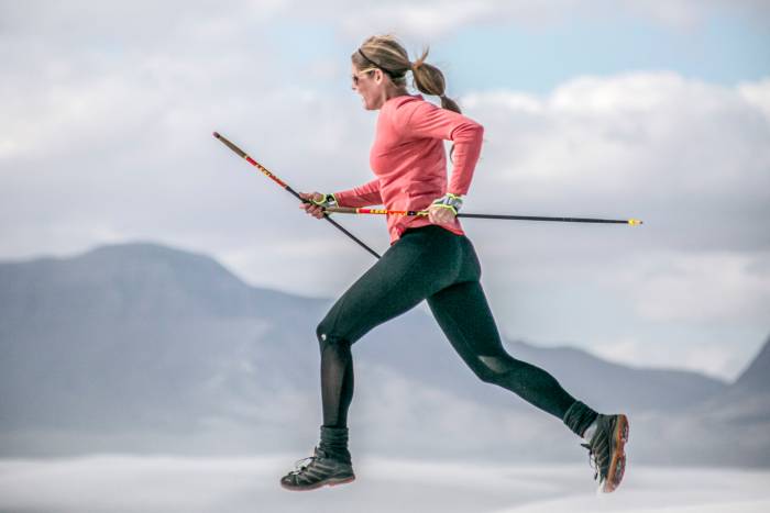 Sunny Stroeer running