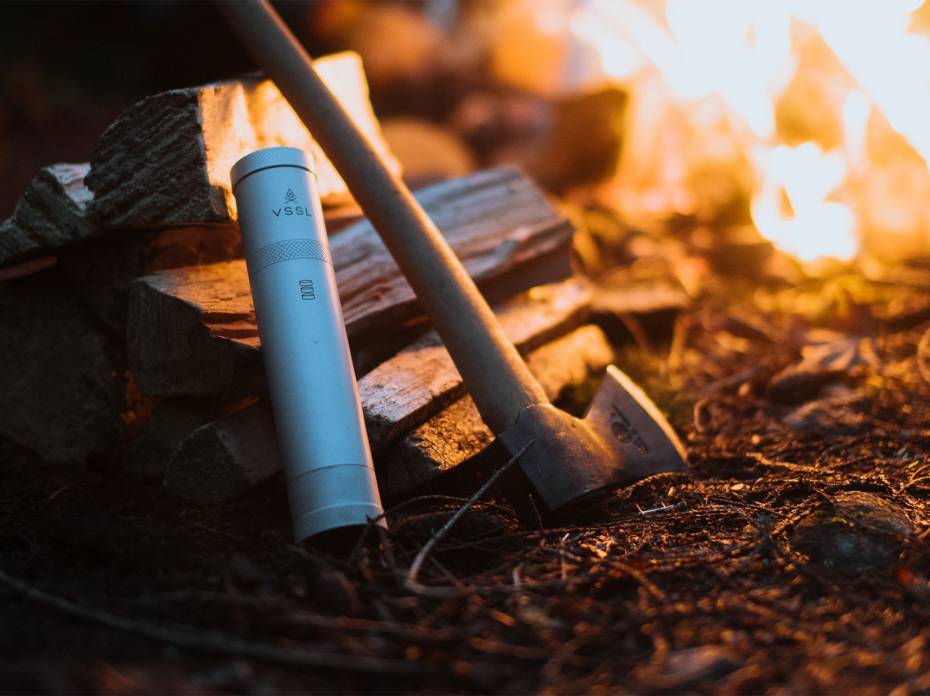 Freebie: Get a $70 First Aid Roll With Any VSSL Adventure Kit VSSL Camping Supplies With Axe Around Bonfire