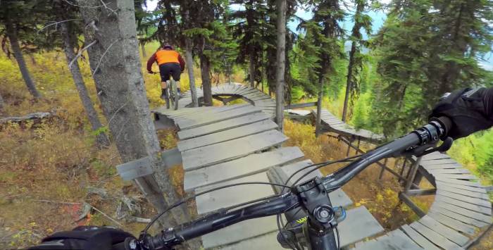 Slippery and Demonic: Riding ‘Vertical’ Black Diamond Bike Trails