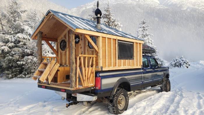 DIY Inspiration: Tour This Rustic ‘Cabin on Wheels’