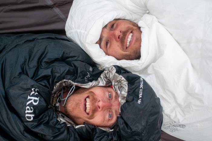 Best Sleeping Bag gearjunkie editors in black and white sleeping bags