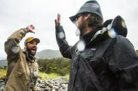 Gear That Gives Back: Shop These Brands and Pay It Forward Hiking in New Zealan wearing Patagonia Shell Yeah collection