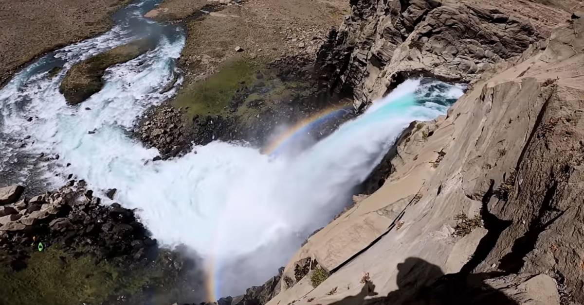 Dream Drop: Kayaker Paddles Over 134-Foot Waterfall | GearJunkie