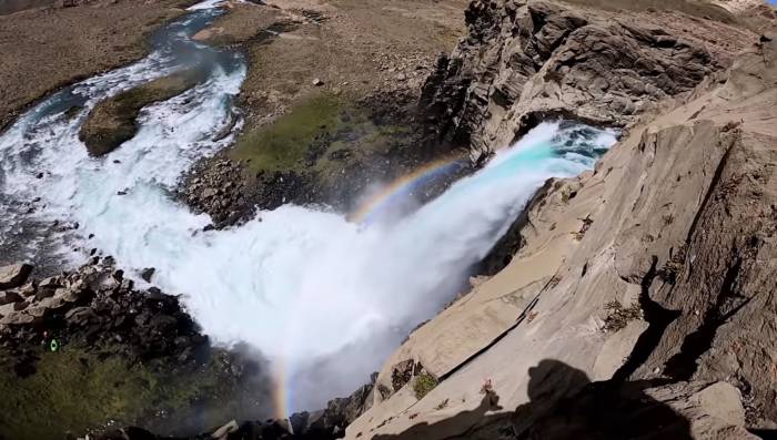 salto del maule waterfall chile