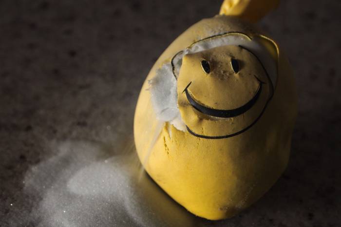 smiley face stress ball