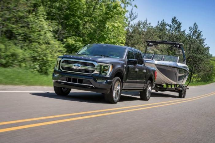 2021 F-150 towing