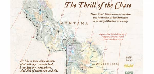 Forrest Fenn S Treasure Found 2M Chest Discovered In Rockies GearJunkie Trimmed Forrest Fenn Treasure Map 600x288 