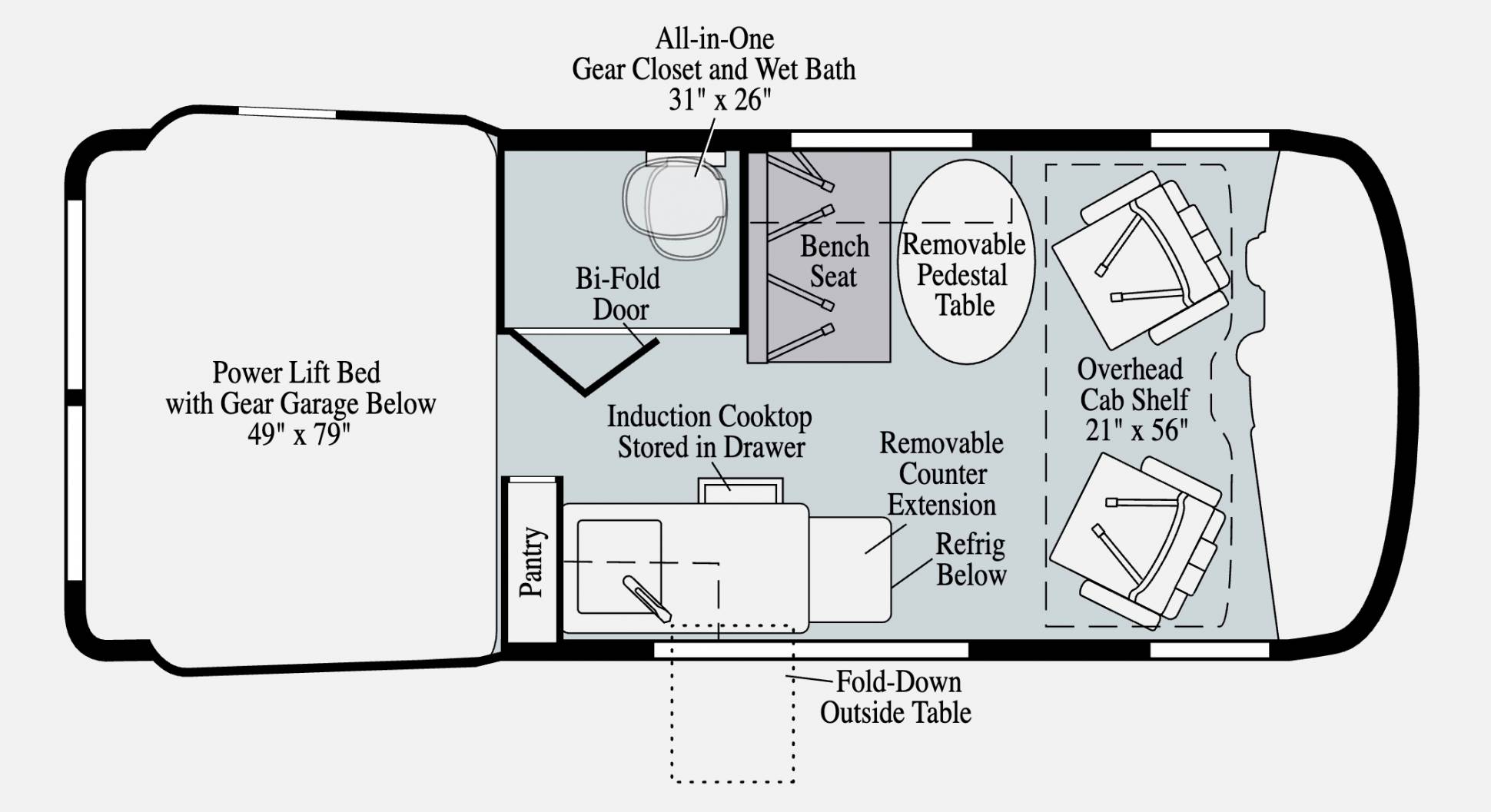 2021 Winnebago Revel 4×4 Inside a 175K Camper GearJunkie
