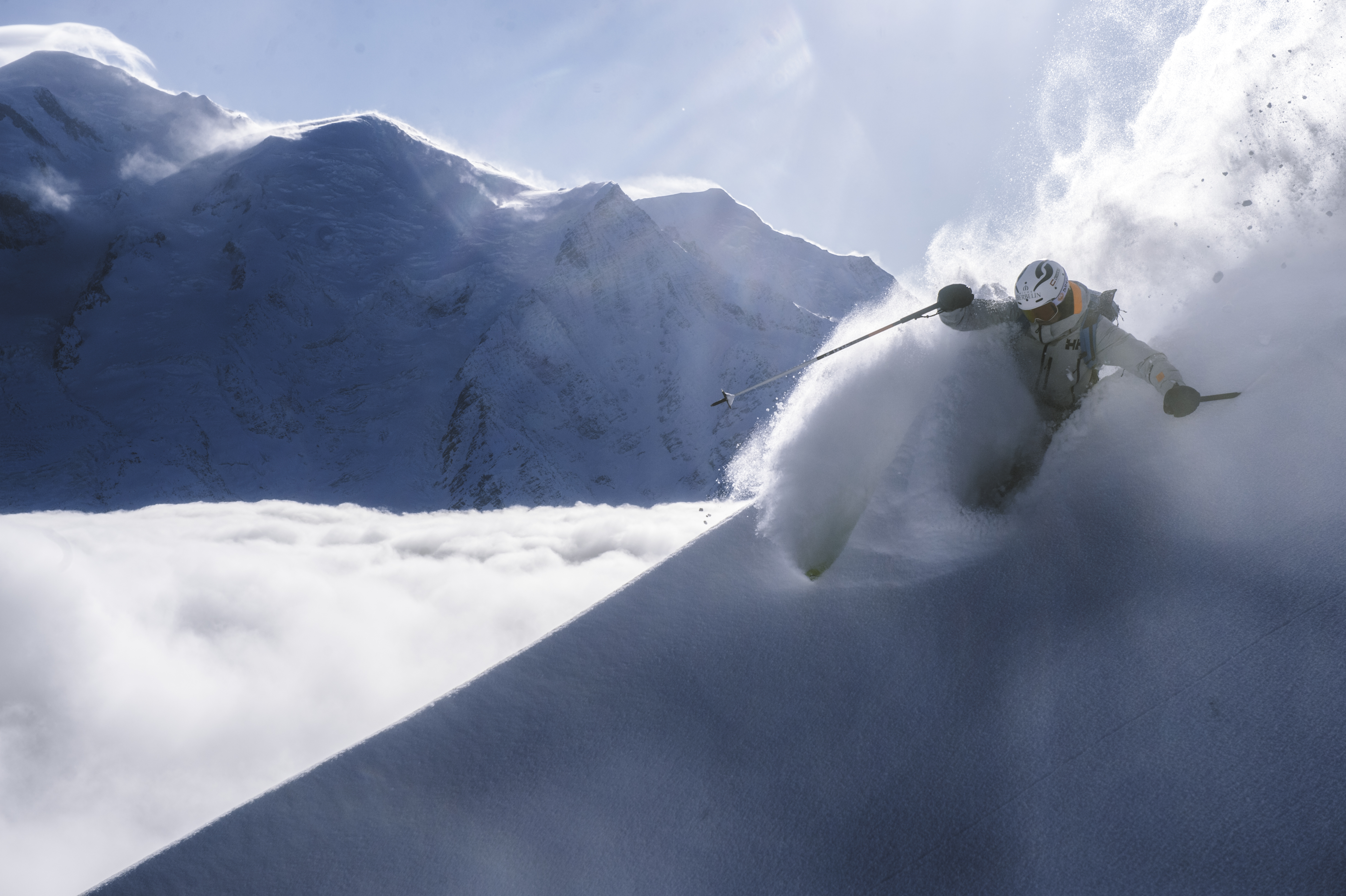 Helly Hansen Infinity Jacket Helly Hansen Infinity Jacket on skier in mountains