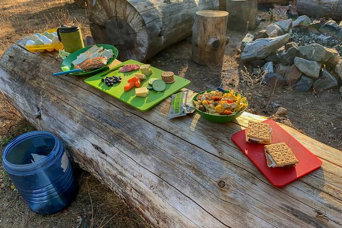 flameless camp meal