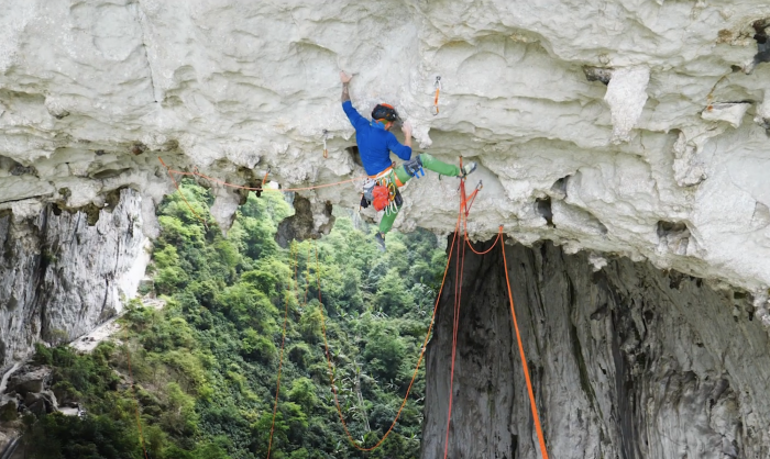 vahalla roof route in vahalla petzl film