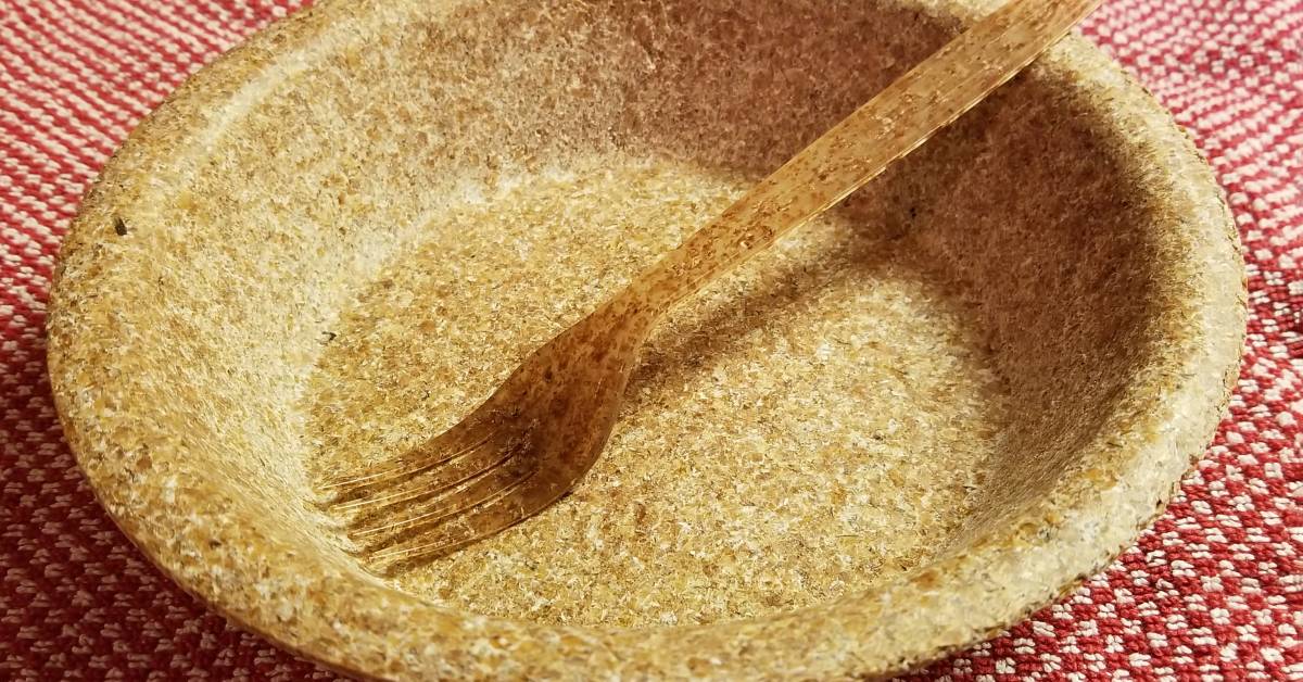 Camp Bowls You Can Eat Edible Wheat Bran Dinnerware Review GearJunkie