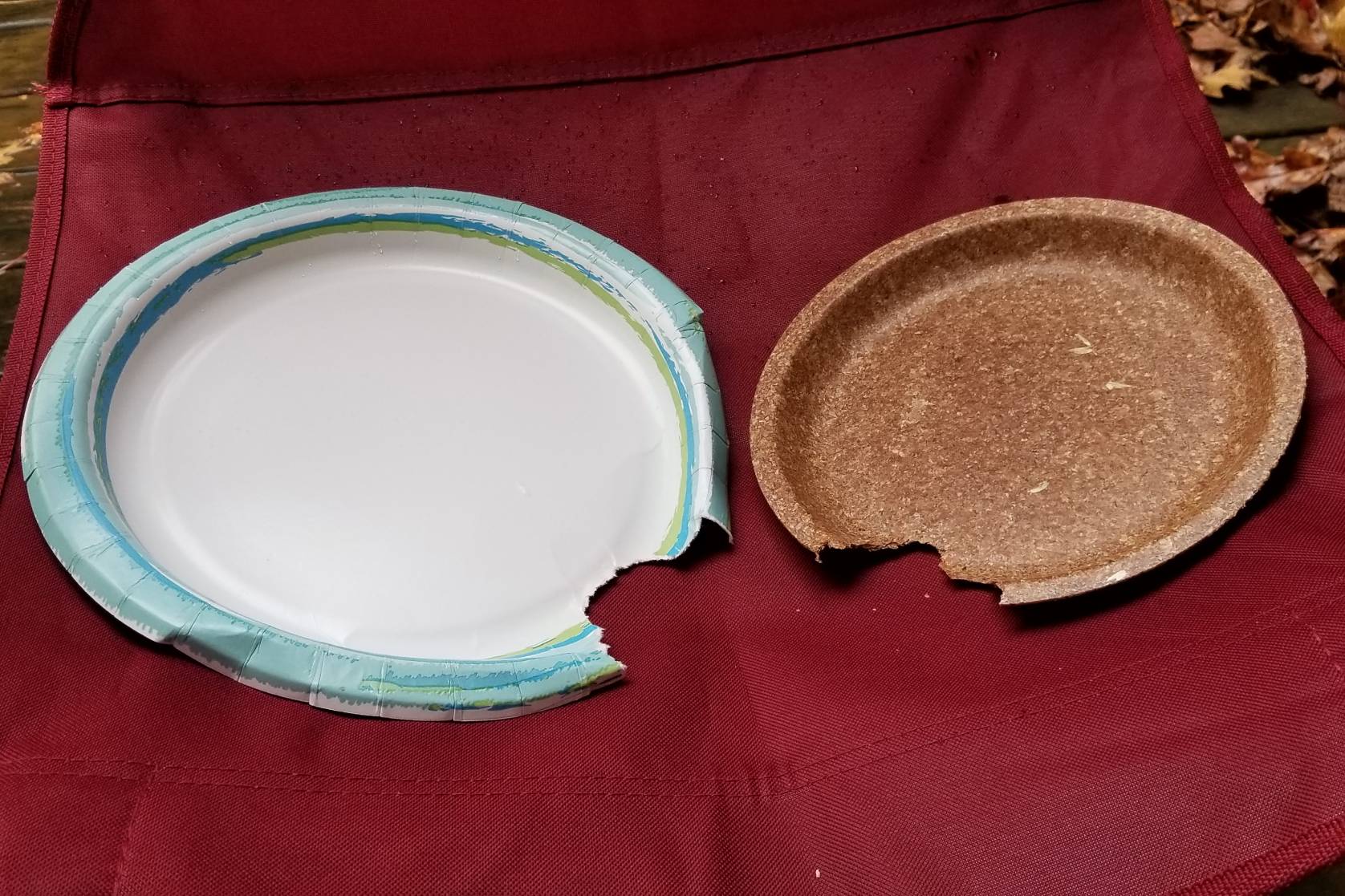 Camp Bowls You Can Eat Edible Wheat Bran Dinnerware Review GearJunkie