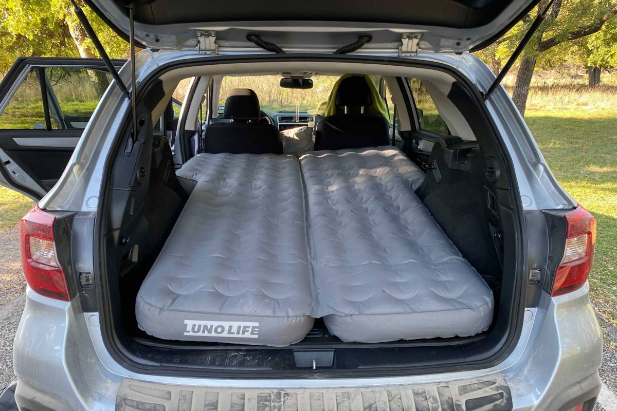 Luno Life Luno Air Mattress 2.0 Extends Your Car's Sleeping Space