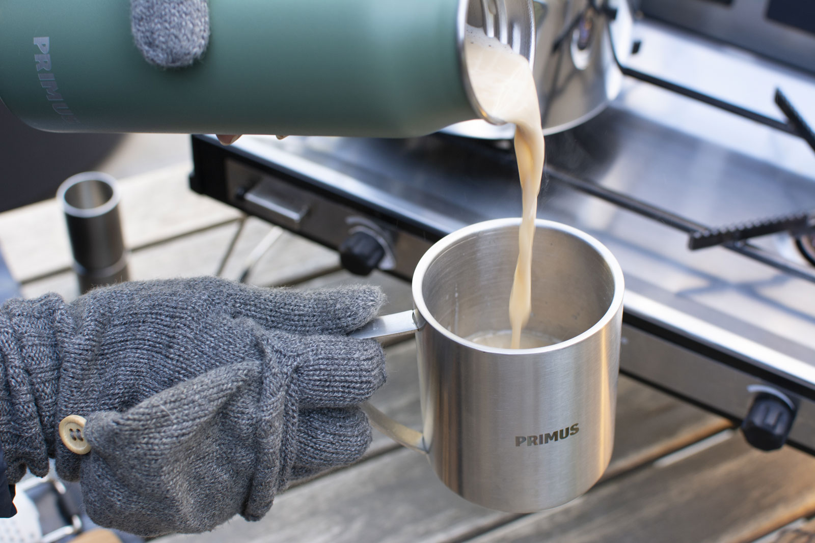 Serving Whiskey Chai