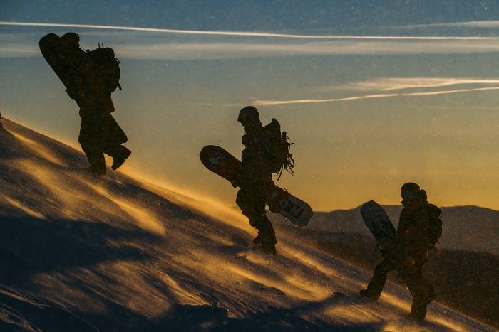 Teton Gravity Research skiers in Blank Canvas film
