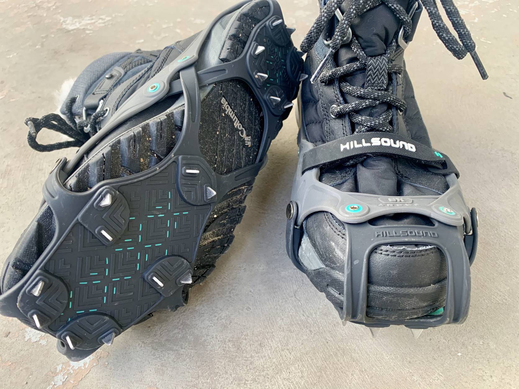 Hillsound FlexSteps Crampons - Lightweight Ice Cleats For Hiking Boots & Shoes On Snow/Ice