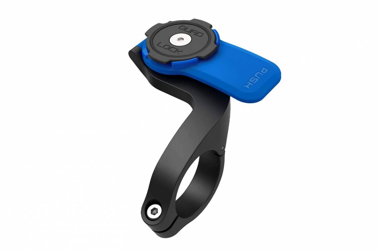 Quad Lock Out Front Bicycle Phone Mount (V3) For IPhone, Galaxy, Pixel And Universal Adapters