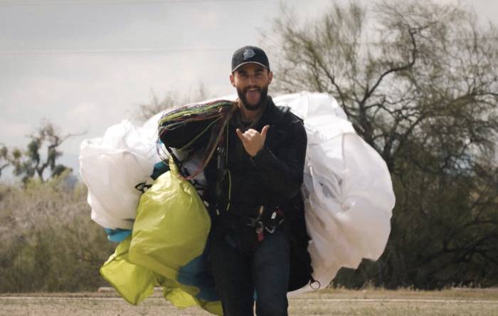 flow state speed flying paragliding video