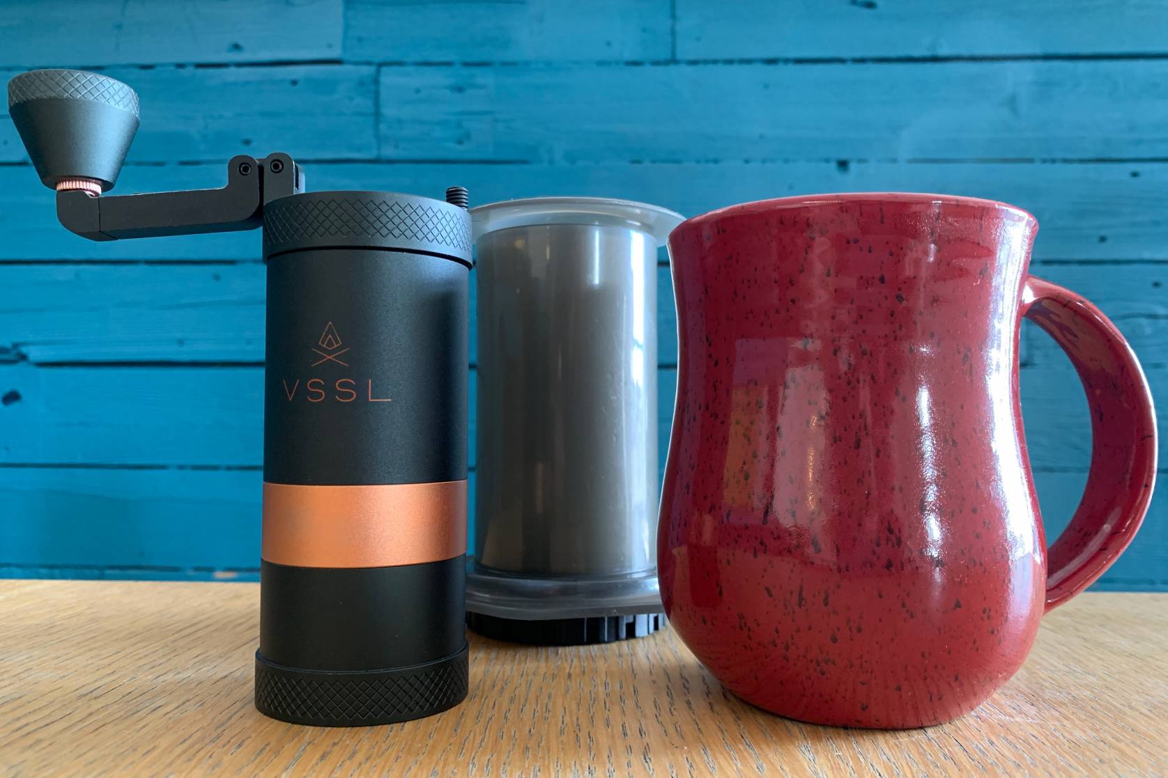 Perfect Camp Grounds VSSL JAVA Coffee Grinder Review GearJunkie