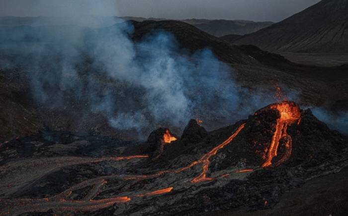 Lava Livestream: Watch Drone Flyover of Iceland Volcano