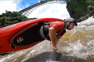 Flip Off a Waterfall: Whitewater Awards Downriver Freestyle Winners Reel