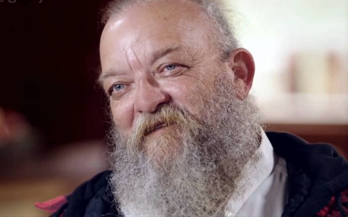 marathon race founder Gary Cantrell with bushy and frazzled gray beard