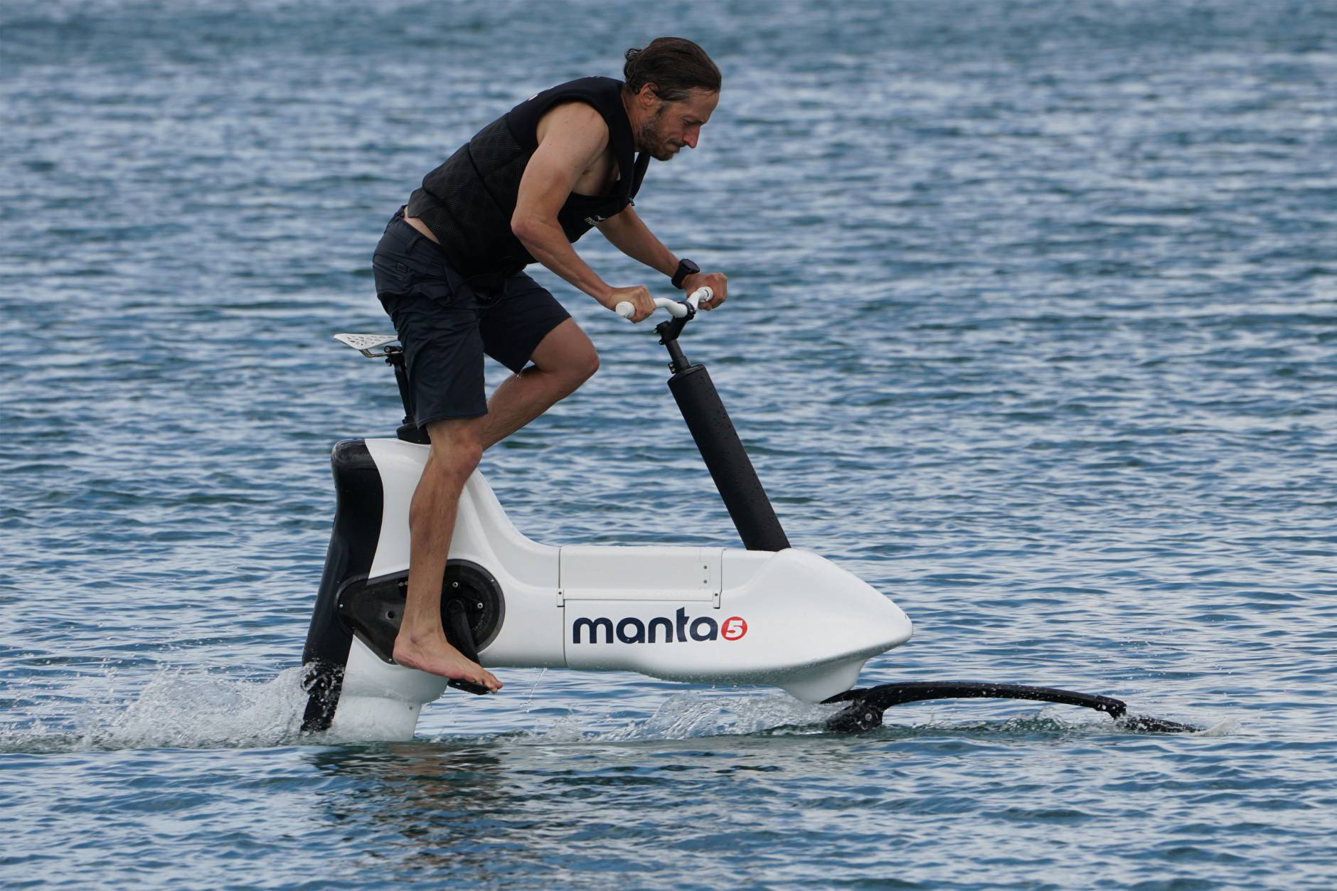 Bike on Water Manta5 Hydrofoiler XE1 EBike Review GearJunkie