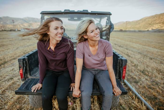 Carhartt Force apparel on women at ranch