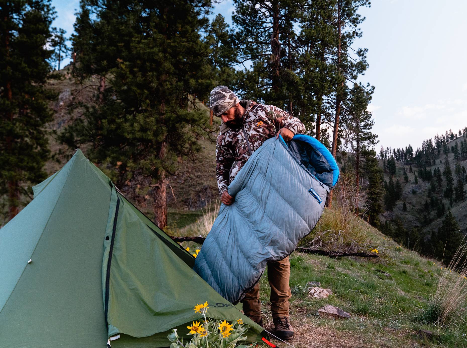 backpack hunting sleeping bag