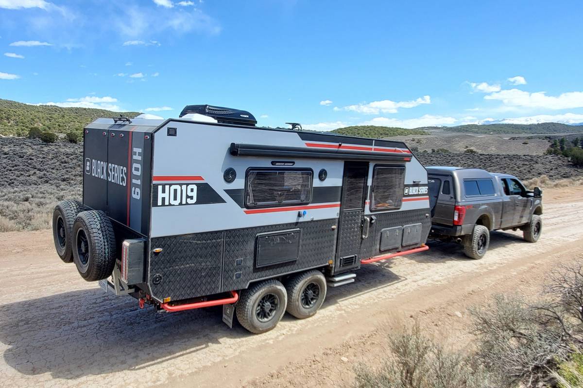 Rugged Luxury: Meet the Black Series HQ19 Travel Trailer | GearJunkie