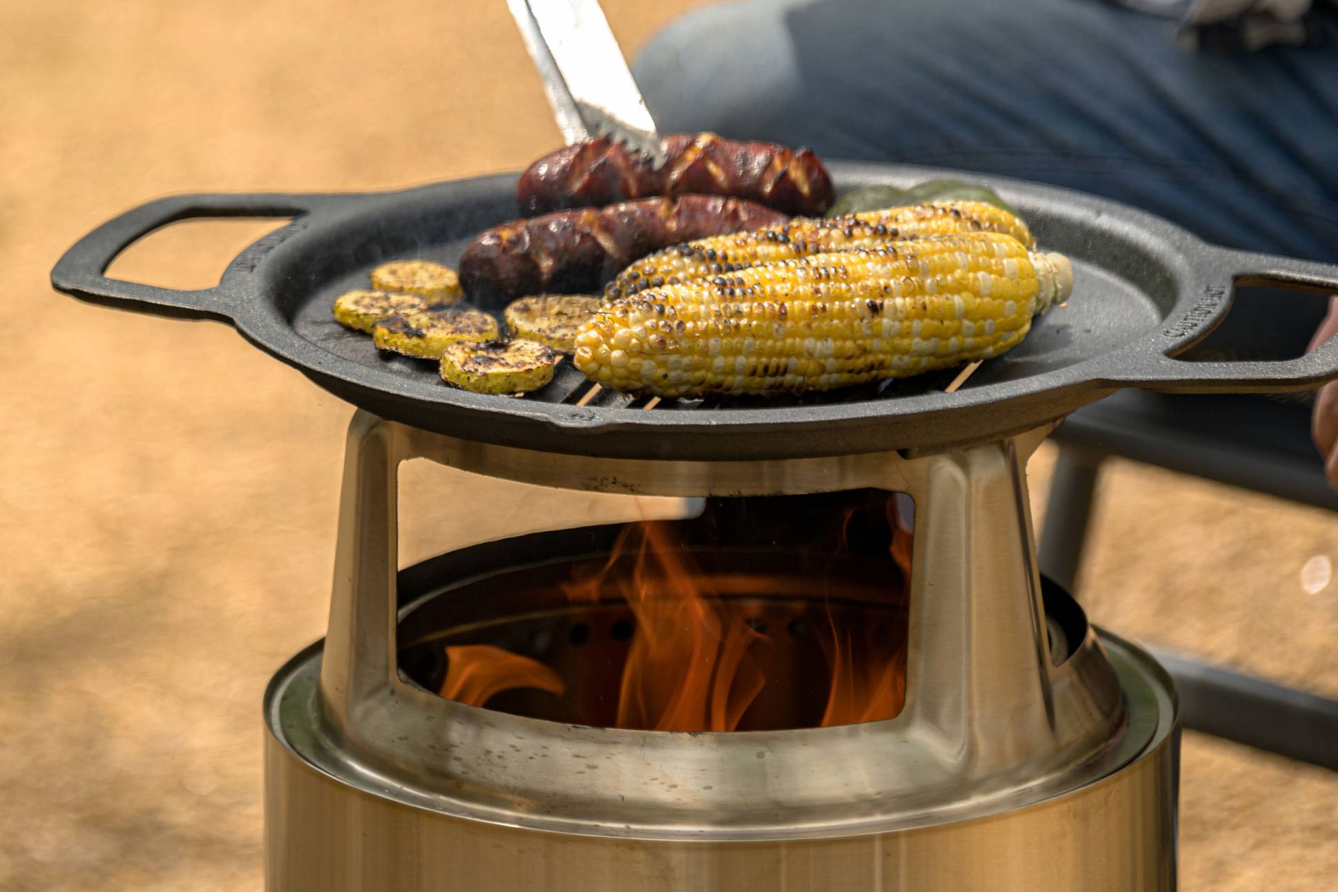 Solo Stove Cast Iron Accessory Retrofits Your Firepit Into Grilling