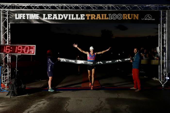 Adrian Macdonald took first in the Leadville Trail 100 on Aug. 22, 2021 (Photo/Life TIme)