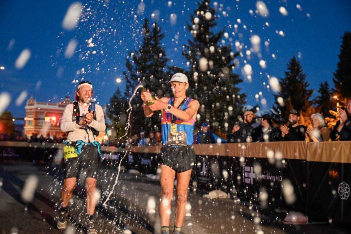 adrian macdonald winning the leadville 100